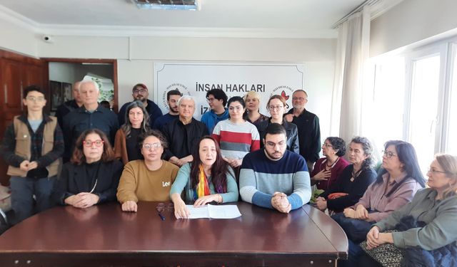 İzmir'de nefret politikalarına karşı açıklama: Yargı LGBTİ+lar üzerinde bir sopa olarak kullanılıyor