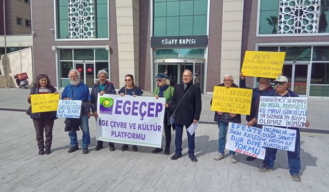EGEÇEP’ten Efes karşılama merkezi projesine dava: Bir yurttaş çivi çaksa yargılanır!