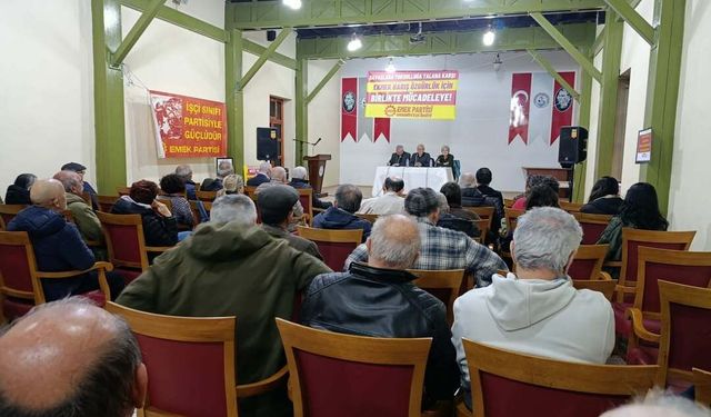 EMEP Genel Başkanı Aslan: Gerçek beka sorunu yoksulluktur!