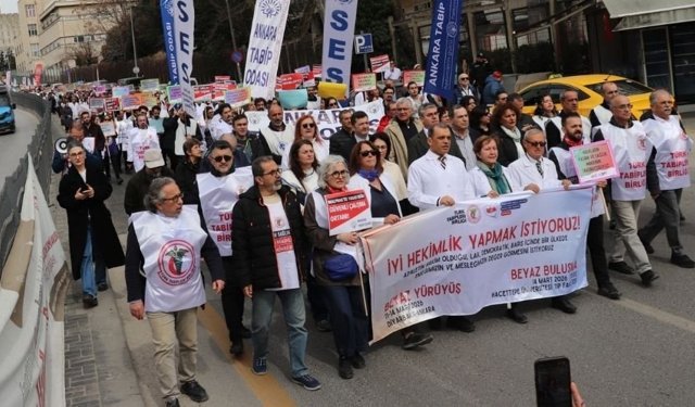 Beyaz Yürüyüş Ankara’da son buldu: Sağlıkta ticaret ölüm demektir!