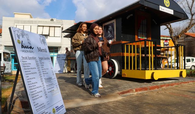 Bucalılara müjde… Vagon ve Ray Büfe hizmete girdi: Çay 15 TL, Türk kahvesi 45 TL
