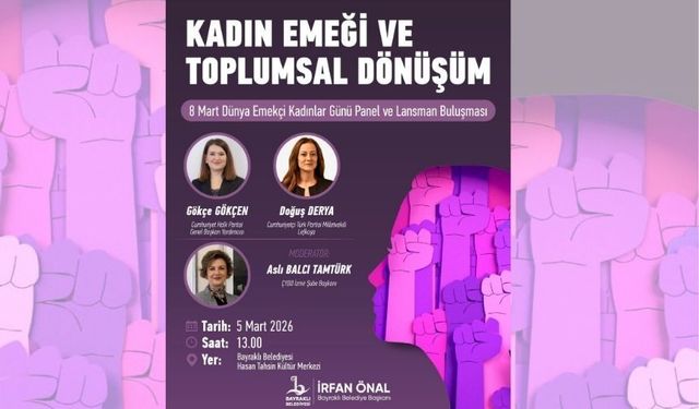 Bayraklı'da 8 Mart buluşması