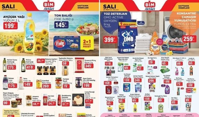 BİM’de bu salı neler var? BİM 24 Mart 2026 aktüel kataloğu yayımlandı!