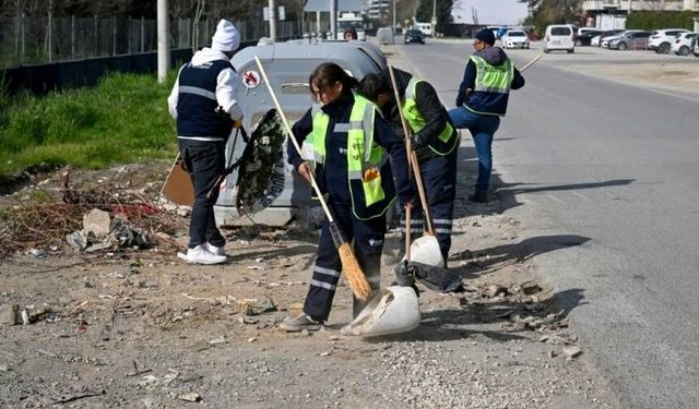 Bornova'da temizlik seferberliği