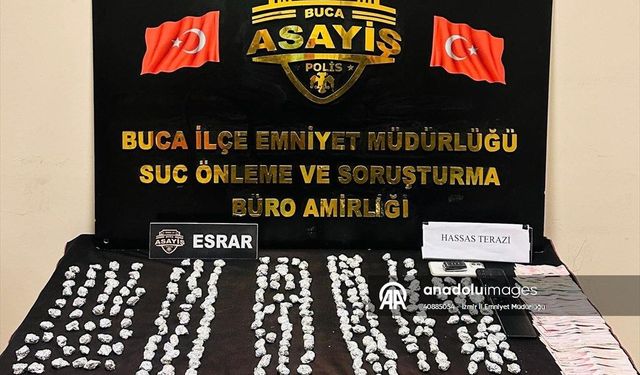 Buca'da evinde uyuşturucu ele geçirilen şüpheli tutuklandı