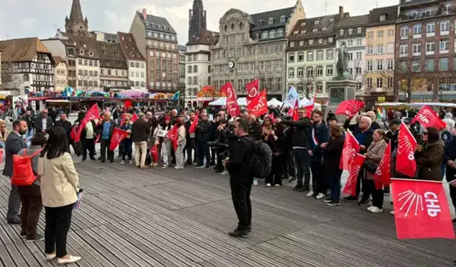 Fransa’da İmamoğlu protestosu: Adalet yoksa demokrasi yok!