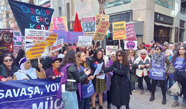İzmir’de 8 Mart coşkusu: Bedel ödemeyeceğiz!