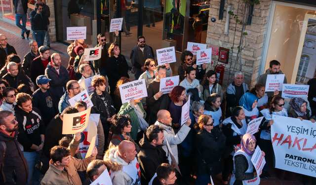 Atamay işçileri Tommy Hilfiger önünde: Haklarımızı söke söke alacağız!