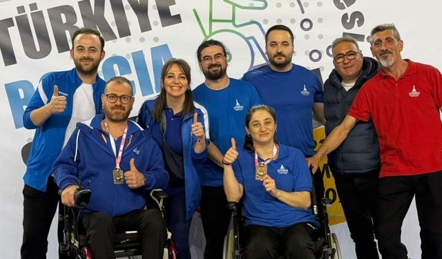 Boccia Türkiye Şampiyonası’nda İzmirli sporculardan dikkat çeken performans: Bronz madalyayla döndüler