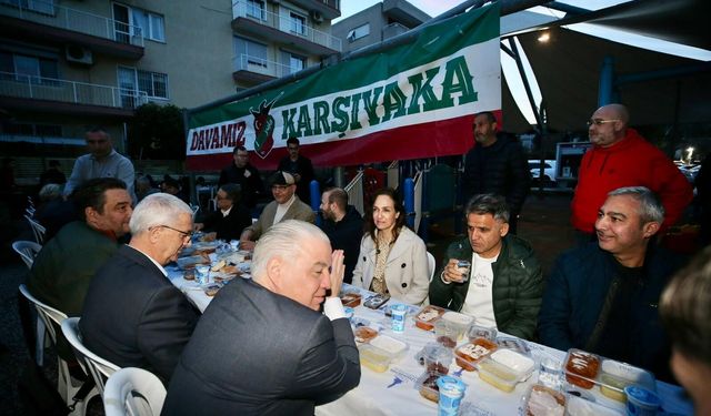 Başkan Ünsal taraftarlarla iftarda buluştu