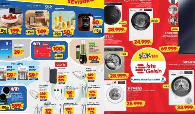 ŞOK 28-31 Mart 2026 kataloğu yayımlandı: Hafta sonu fırsatları neler?