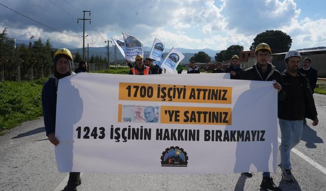 Polyak Maden direnişi 10. gününde: Hisseyi Devret, Kınık'ı Terket!