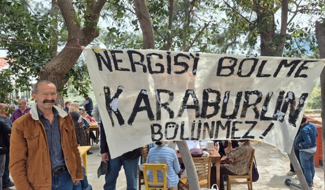 Karaburun'da 'Nergis Kafe' tepkisi: Kültürel hafıza yok ediliyor karardan dönülsün!