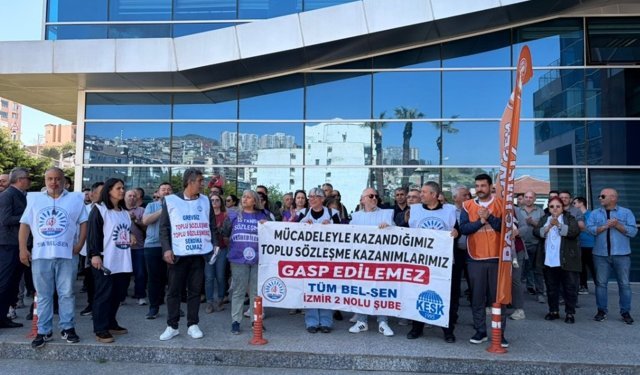 Bayraklı’da TİS gerilimi büyüyor: Bu haklar lütuf değil!