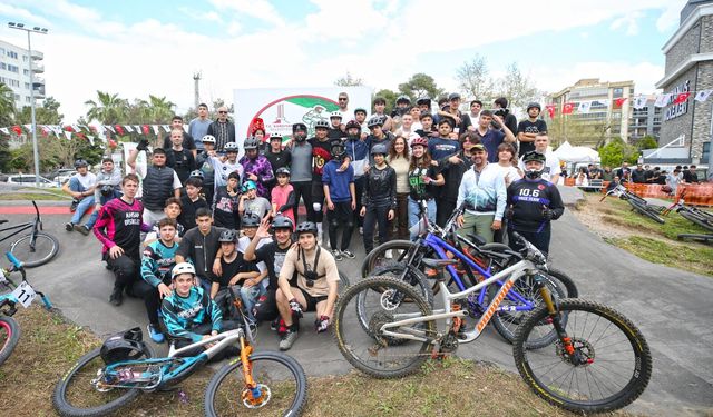 Karşıyaka'da pump track yarışı!