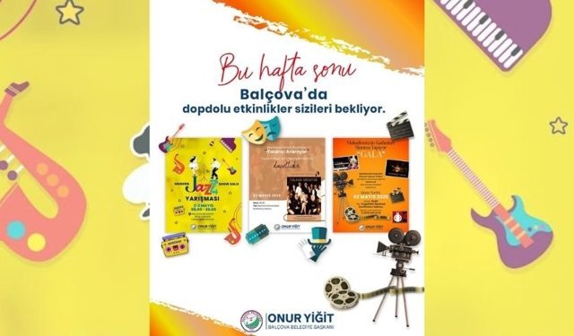 Balçova’da hafta sonu kültür ve sanatla renklenecek