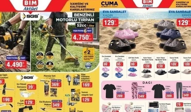 BİM 7-10 Nisan haftası kataloğu yayımlandı: Bu hafta hangi ürünler indirimde?