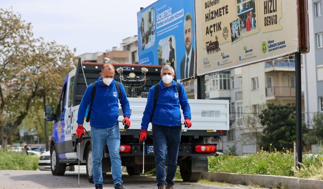 Buca Belediyesi’nden yoğun ilaçlama mesaisi: Ekipler 6 gün sahada