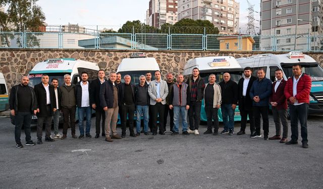 Başkan Eşki minibüsçülerle kahvaltıda buluştu: Talepleri tek tek not aldı