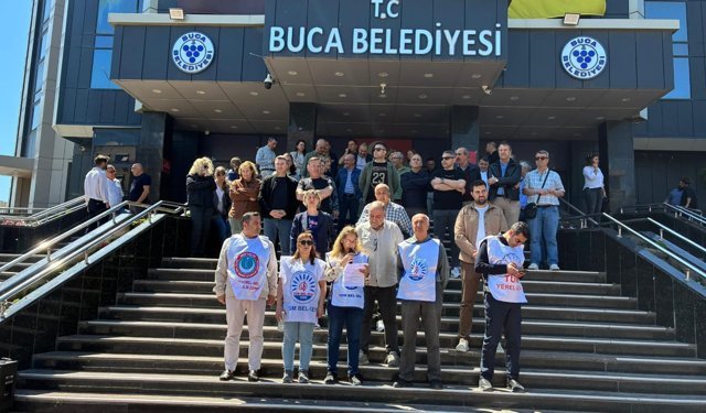 Buca’da memurlar iş bıraktı: Haklarımızdan geri adım atmayacağız