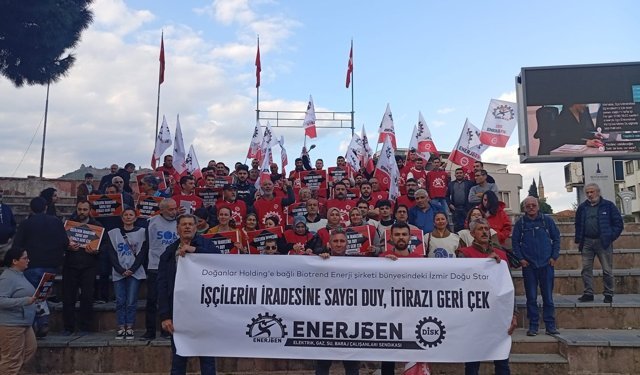 Bergama’da enerji işçilerinden TİS direnişi: Oyalama taktiklerine boyun eğmeyeceğiz