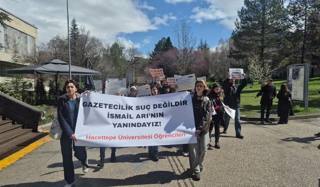 Hacettepe’de İsmail Arı protestosu: Gurur duyuyoruz!