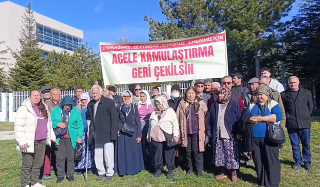 Akbelen direnişçileri Danıştay önünde: Köylünün sesini duyun demek için geldik
