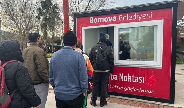 Bornova’da sıcak dayanışma büyüyor: Çorba ikramı Manisa yoluna ulaştı