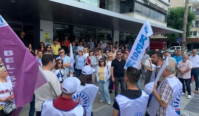 Karşıyaka’da kamu emekçilerinden bir eylem daha