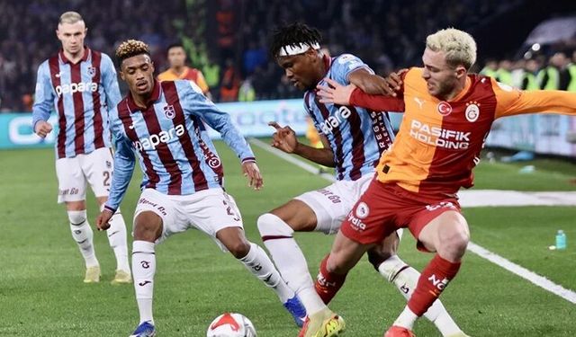 Galatasaray deplasmanda kayıp: Trabzonspor'a mağlup oldu!