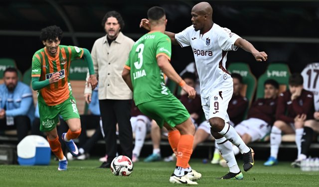Trabzonspor Alanya'da 2 puan bıraktı: Beraberlikle puanlar paylaşıldı