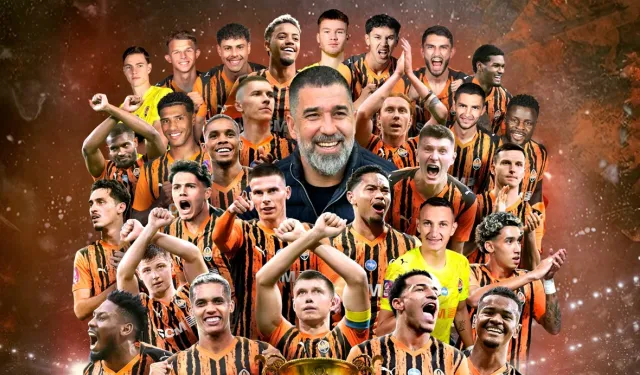 Arda Turan kupayı kaldırdı... Shakhtar Donetsk şampiyon oldu!