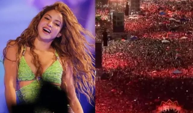 Shakira tarih yazdı: Rio konserine 2 milyon kişi katıldı!