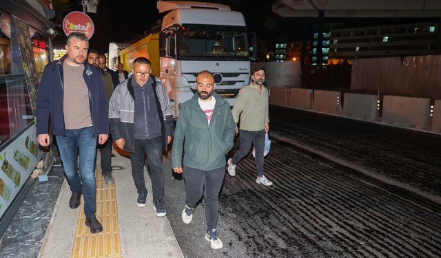Başkan Duman'dan yerinde teftiş... Buca'da asfalt mesaisi!