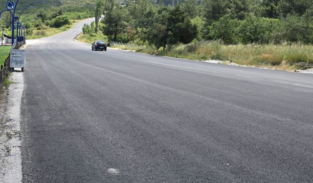 Manisa'da kritik yolların asfaltı yenilendi