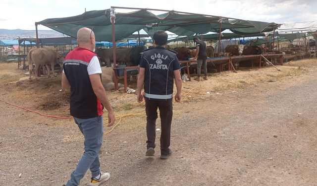 Çiğli’de Kurban Bayramı denetimleri arife gününde de devam ediyor