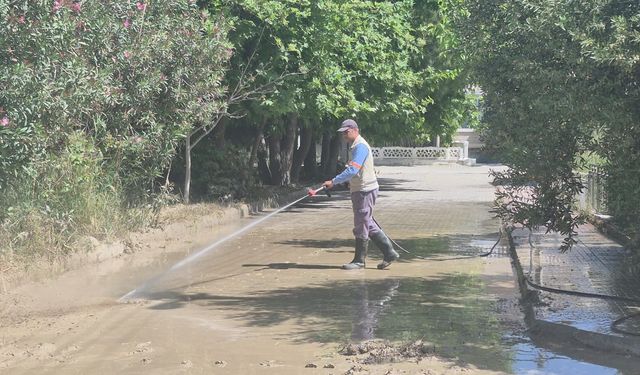 Kuşadası Belediyesi'nden  bayram öncesi sokaklara kapsamlı temizlik