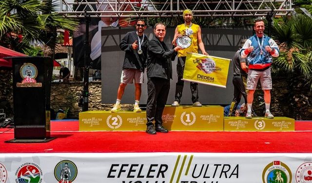 Efeler Yolu Ultra Trail’de madalyalar verildi