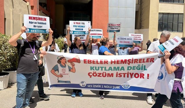 Hemşireler Günü İzmir'de kutlanamadı: Hemşire ve ebeler 'tükendik' dedi