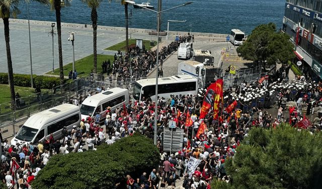 Özel mitingi öncesi tansiyon yükseldi: Polisten müdahale