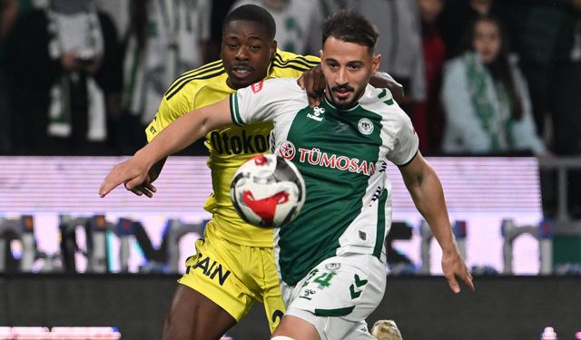 Fenerbahçe ligi ikinci bitirmeyi garantiledi: Konyaspor'u deplasmanda 3-0 yendi