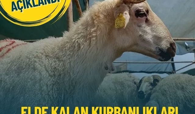 Elde kalan kurbanlıklar ne olacak?