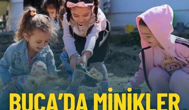 Buca'da minikler doğayla buluştu