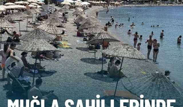 Muğla sahillerinde bayram doluluğu