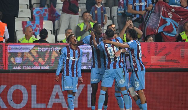 Ziraat Türkiye Kupası Trabzonspor'un: Konyaspor'u 2-1 mağlup etti