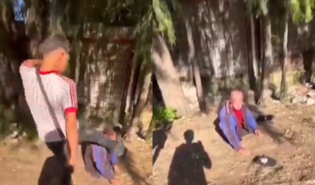 İzmir'de parkta uyuyan yaşlı bir kişiye saldıran 2 şüpheli yakalandı