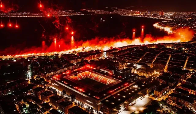 Göztepe’de görkemli kutlama: Gökyüzü sarı- kırmızıya boyanacak