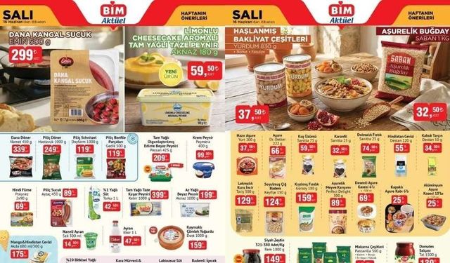 Aşurelik ürünler geliyor: BİM'de bu salı indirimde neler var?