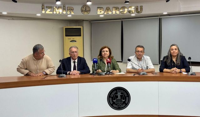 Emek ve Demokrasi Güçleri'nden soruşturma tepkisi: İzmir Barosu cezalandırılıyor!