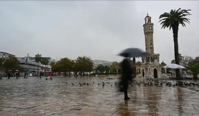 İzmir'de bugün hava durumu... Sağanak yağış uyarısı
